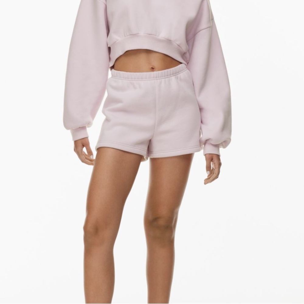 NOT FOR SALE- sugarplum lilac aritzia sweatshort in search of